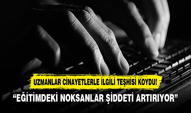 UZMANLAR CİNAYETLERLE İLGİLİ TEŞHİSİ KOYDU!