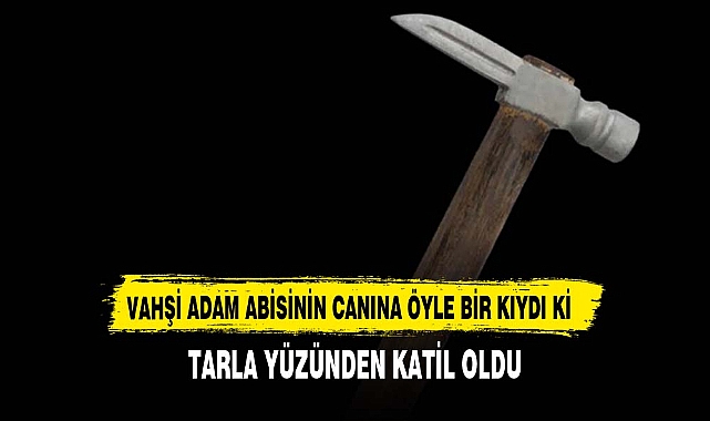 VAHŞİ ADAM ABİSİNİN CANINA ÖYLE BİR KIYDI Kİ TARLA YÜZÜNDEN KATİL OLDU