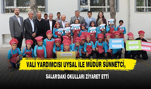 Vali Yardımcısı Uysal Ve Müdür Sünnetci, Salar'daki Okulları Ziyaret Etti