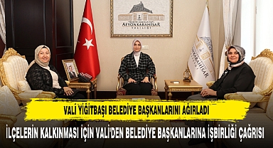 Vali Yiğitbaşı Belediye Başkanlarını Ağırladı