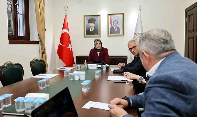 VALİ YİĞİTBAŞI DKMP YETKİLİLERİNİ AĞIRLADI