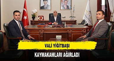 VALİ YİĞİTBAŞI, KAYMAKAMLARI AĞIRLADI
