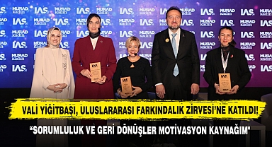 Vali Yiğitbaşı, MÜSİAD Kadın Uluslararası Farkındalık Zirvesi'ne Katıldı!