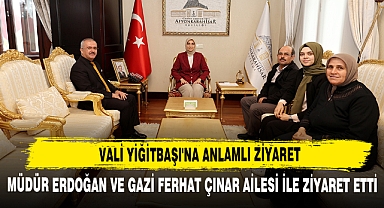 Vali Yiğitbaşı'na Anlamlı Ziyaret