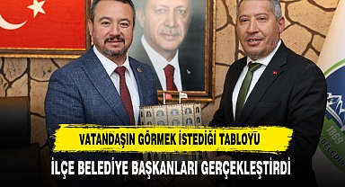 Vatandaşın Görmek İstediği Tabloyu İlçe Belediye Başkanları Gerçekleştirdi