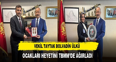 Vekil Taytak Bolvadin Ülkü Ocakları Heyetini TBMM'de Ağırladı