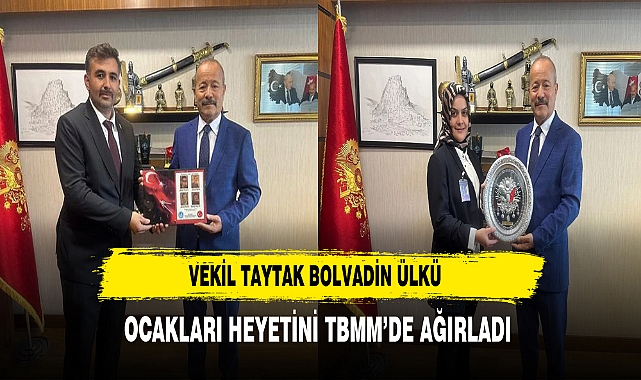 Vekil Taytak Bolvadin Ülkü Ocakları Heyetini TBMM'de Ağırladı