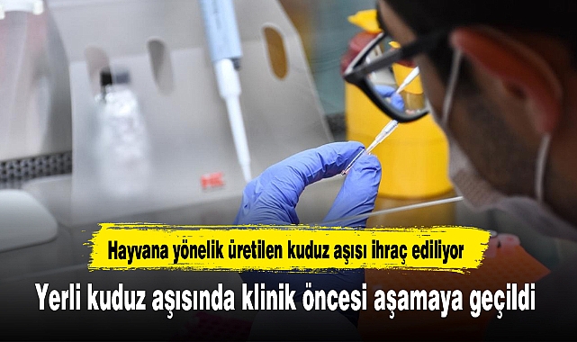Yerli kuduz aşısında klinik öncesi aşamaya geçildi