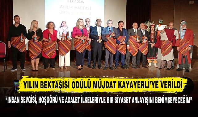 YILIN BEKTAŞİSİ ÖDÜLÜ MÜJDAT KAYAYERLİ'YE VERİLDİ