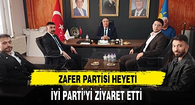 ZAFER PARTİSİ HEYETİ, İYİ PARTİ'Yİ ZİYARET ETTİ
