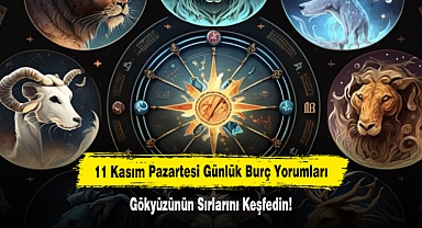 11 Kasım Pazartesi Günlük Burç Yorumları: Gökyüzünün Sırlarını Keşfedin!