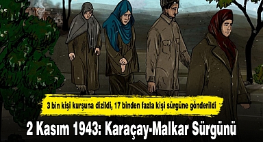2 Kasım 1943: Karaçay-Malkar Sürgünü