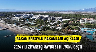 2024 YILI ZİYARETÇİ SAYISI 61 MİLYONU GEÇTİ