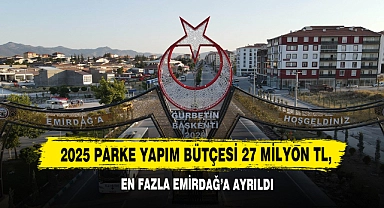 2025 Parke Yapım Bütçesi 27 Milyon TL, En Fazla Pay Emirdağ’a Ayrıldı