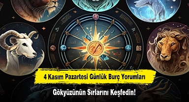 4 Kasım Pazartesi Günlük Burç Yorumları: Gökyüzünün Sırlarını Keşfedin!