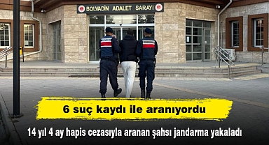 6 suç kaydı ile aranıyordu: 14 yıl 4 ay hapis cezasıyla aranan şahsı jandarma yakaladı