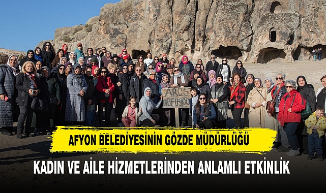 Afyon Belediyesinin Gözde Müdürlüğü Kadın ve Aile Hizmetlerinden Anlamlı Etkinlik