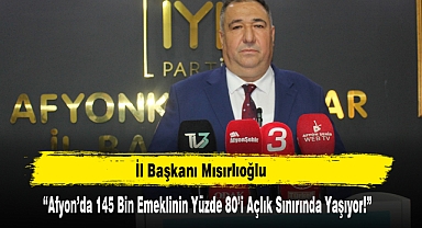 Afyon’da 145 Bin Emeklinin Yüzde 80’i Açlık Sınırında Yaşıyor!