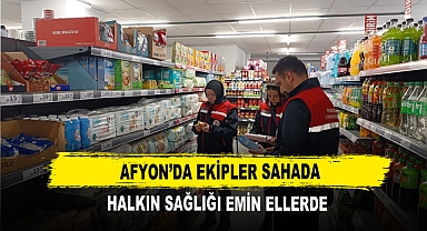 Afyon'da Ekipler Sahada Halkın Sağlığı Emin Ellerde