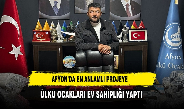 Afyon’da En Anlamlı Projeye Ülkü Ocakları Ev Sahipliği Yaptı
