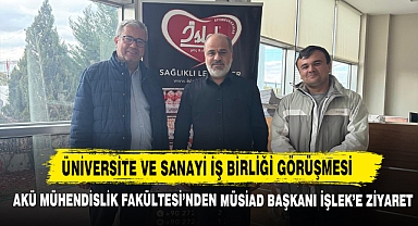Afyon’da Üniversite ve Sanayi İş Birliği Görüşmesi 