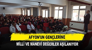 Afyon’un Gençlerine Milli ve Manevi Değerler Aşılanıyor