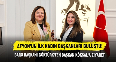 Afyon'un İlk Kadın Başkanları Buluştu!
