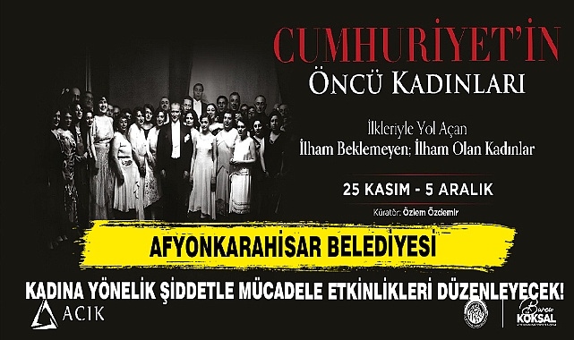 Afyonkarahisar Belediyesi Kadına Yönelik Şiddetle Mücadele Etkinlikleri Düzenleyecek!