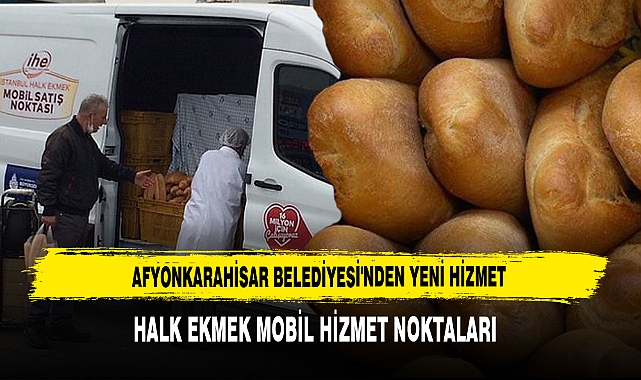 Afyonkarahisar Belediyesi'nden Yeni Hizmet