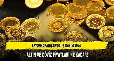Afyonkarahisar’da 18 Kasım 2024 Altın ve Döviz Fiyatları Ne Kadar?