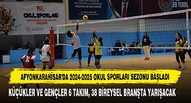 Afyonkarahisar'da 2024-2025 Okul Sporları Sezonu Başladı