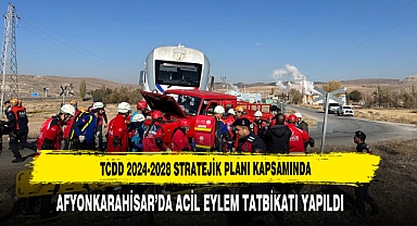 Afyonkarahisar’da Acil Eylem Tatbikatı Yapıldı