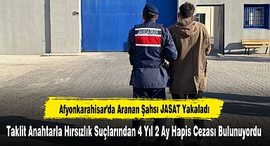Afyonkarahisar'da Aranan Şahsı JASAT Yakaladı