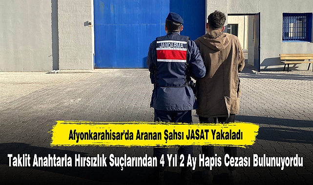 Afyonkarahisar'da Aranan Şahsı JASAT Yakaladı