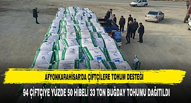 Afyonkarahisar'da Çiftçilere Tohum Desteği