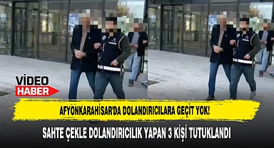 Afyonkarahisar'da Dolandırıcılara Geçit Yok!