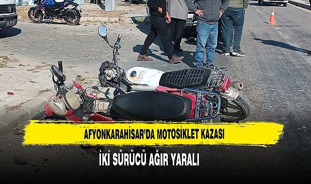 Afyonkarahisar’da Motosiklet Kazası: İki Sürücü Ağır Yaralı