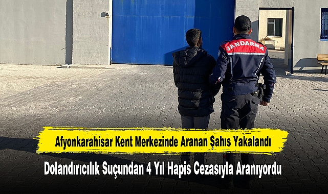 Afyonkarahisar Kent Merkezinde Aranan Şahıs Yakalandı