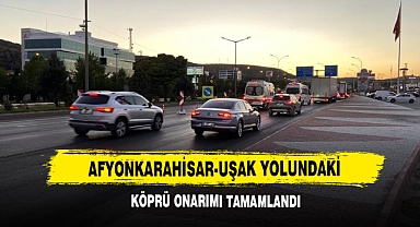 Afyonkarahisar-Uşak Yolundaki Köprü Onarımı Tamamlandı