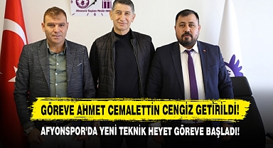 Afyonspor’da Yeni Teknik Heyet Göreve Başladı!