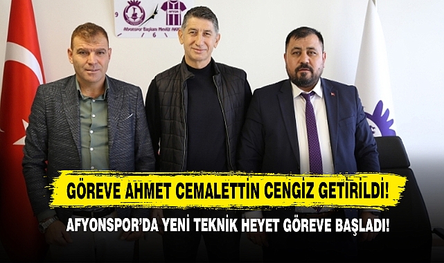Afyonspor’da Yeni Teknik Heyet Göreve Başladı!