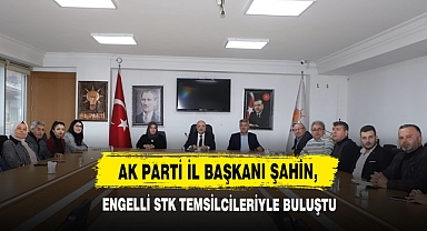 AK Parti İl Başkanı Şahin, Engelli STK Temsilcileriyle Buluştu