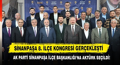 AK Parti Sinanpaşa İlçe Başkanlığı'na Aktürk Seçildi!