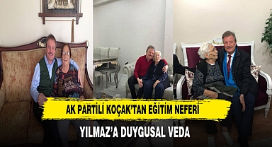 AK Partili Koçak’tan Eğitim Neferi Yılmaz’a Duygusal Veda