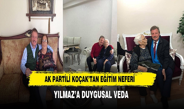 AK Partili Koçak’tan Eğitim Neferi Yılmaz’a Duygusal Veda