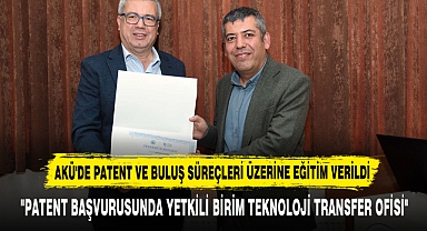AKÜ'de Patent Ve Buluş Süreçleri Üzerine Eğitim Verildi