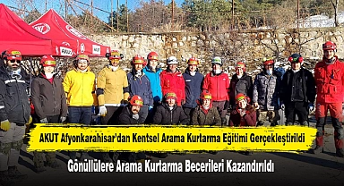 AKUT Afyonkarahisar’dan Kentsel Arama Kurtarma Eğitimi Gerçekleştirildi: Gönüllülere Arama Kurtarma Becerileri Kazandırıldı