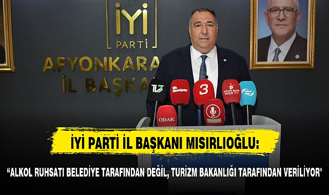 "ALKOL RUHSATI BELEDİYE TARAFINDAN DEĞİL, TURİZM BAKANLIĞI TARAFINDAN VERİLİYOR"