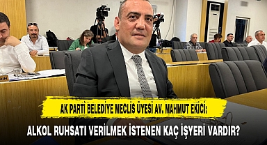ALKOL RUHSATI VERİLMEK İSTENEN KAÇ İŞYERİ VARDIR?