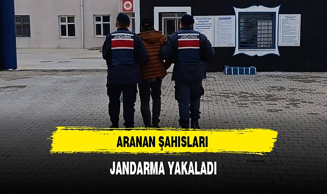 ARANAN ŞAHISLARI JANDARMA YAKALADI